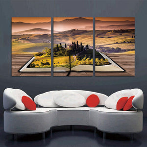 3 Pcs Abstarct Art Mountain Canvas Prints Modern Home Decoration Wall Art Painting On the Canvas For Living Roon Unframed