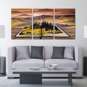 3 Pcs Abstarct Art Mountain Canvas Prints Modern Home Decoration Wall Art Painting On the Canvas For Living Roon Unframed
