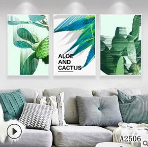 3 PCS  Abstract Wall Painting PVC Frameless Painting Wall Art Decoration Living Room Poster Print Room Hotel Restaurant