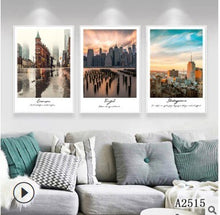 Load image into Gallery viewer, 3 PCS  Abstract Wall Painting PVC Frameless Painting Wall Art Decoration Living Room Poster Print Room Hotel Restaurant