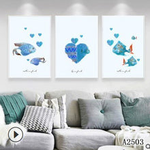 Load image into Gallery viewer, 3 PCS  Abstract Wall Painting PVC Frameless Painting Wall Art Decoration Living Room Poster Print Room Hotel Restaurant