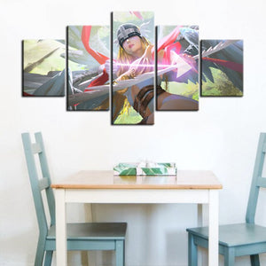 5 OR 3 PCS Digimon Adventure Anime Painting Wall Art Canvas Print Sexy Angewomon Wallpaper Chirldren's Room Decor Murals Sticker