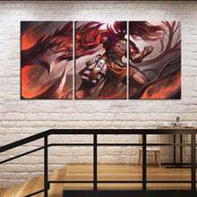Load image into Gallery viewer, 5 OR 3 PCS Tryndamere Wallpaper Living Room Decoration Wall Stickers LOL Oil Painting Canvas Prints Wall Cover Murals Home Decor