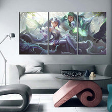 Load image into Gallery viewer, 5 OR 3 PCS LOL Game Poster Living Room Decoration Wall Art Stickers Zyra and Swain Wallpaper Wall Decor Canvas Prints Home Decor