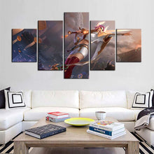 Load image into Gallery viewer, 5 or 3 PCS Choosen Freely Fiora Wallpaper Oil Painting Modern Art LOL Game Painting Wall Poster Canvas Murals Sticker Home Decor
