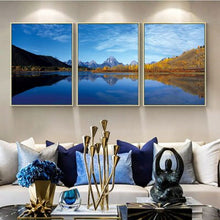 Load image into Gallery viewer, 3 Pcs Modern Seascape Sea Canvas Print Painting Wall Art Sunset Canvas Poster Wall Pictures For Living Room Decoration Unframed