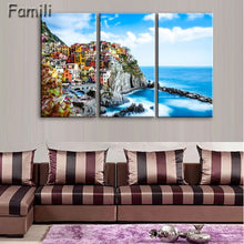 Load image into Gallery viewer, 3 Pcs/Set Framed HD Printed Italy Landscape Wall Art Canvas Pictures For Living Room Bedroom Home Decor Canvas Painting