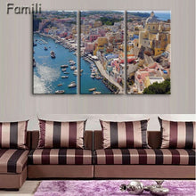 Load image into Gallery viewer, 3 Pcs/Set Framed HD Printed Italy Landscape Wall Art Canvas Pictures For Living Room Bedroom Home Decor Canvas Painting