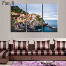 Load image into Gallery viewer, 3 Pcs/Set Framed HD Printed Italy Landscape Wall Art Canvas Pictures For Living Room Bedroom Home Decor Canvas Painting