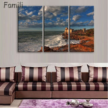 Load image into Gallery viewer, 3 Pcs/Set Framed HD Printed Italy Landscape Wall Art Canvas Pictures For Living Room Bedroom Home Decor Canvas Painting