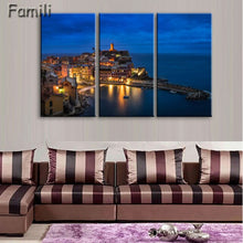 Load image into Gallery viewer, 3 Pcs/Set Framed HD Printed Italy Landscape Wall Art Canvas Pictures For Living Room Bedroom Home Decor Canvas Painting