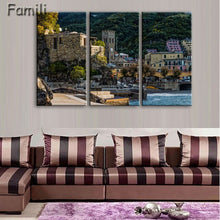 Load image into Gallery viewer, 3 Pcs/Set Framed HD Printed Italy Landscape Wall Art Canvas Pictures For Living Room Bedroom Home Decor Canvas Painting