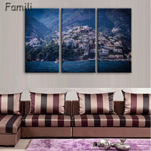 Load image into Gallery viewer, 3 Pcs/Set Framed HD Printed Italy Landscape Wall Art Canvas Pictures For Living Room Bedroom Home Decor Canvas Painting