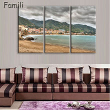 Load image into Gallery viewer, 3 Pcs/Set Framed HD Printed Italy Landscape Wall Art Canvas Pictures For Living Room Bedroom Home Decor Canvas Painting