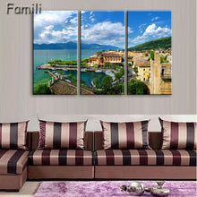 Load image into Gallery viewer, 3 Pcs/Set Framed HD Printed Italy Landscape Wall Art Canvas Pictures For Living Room Bedroom Home Decor Canvas Painting