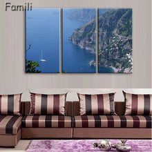 Load image into Gallery viewer, 3 Pcs/Set Framed HD Printed Italy Landscape Wall Art Canvas Pictures For Living Room Bedroom Home Decor Canvas Painting