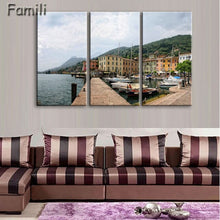 Load image into Gallery viewer, 3 Pcs/Set Framed HD Printed Italy Landscape Wall Art Canvas Pictures For Living Room Bedroom Home Decor Canvas Painting