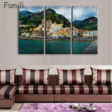 Load image into Gallery viewer, 3 Pcs/Set Framed HD Printed Italy Landscape Wall Art Canvas Pictures For Living Room Bedroom Home Decor Canvas Painting