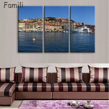 Load image into Gallery viewer, 3 Pcs/Set Framed HD Printed Italy Landscape Wall Art Canvas Pictures For Living Room Bedroom Home Decor Canvas Painting