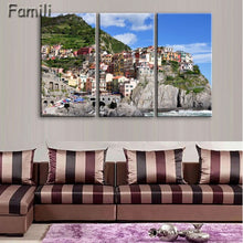 Load image into Gallery viewer, 3 Pcs/Set Framed HD Printed Italy Landscape Wall Art Canvas Pictures For Living Room Bedroom Home Decor Canvas Painting