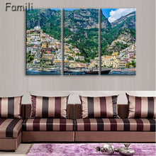 Load image into Gallery viewer, 3 Pcs/Set Framed HD Printed Italy Landscape Wall Art Canvas Pictures For Living Room Bedroom Home Decor Canvas Painting