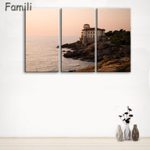 Load image into Gallery viewer, 3 Pcs/Set Framed HD Printed Italy Landscape Wall Art Canvas Pictures For Living Room Bedroom Home Decor Canvas Painting