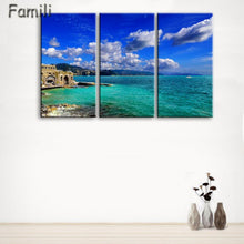 Load image into Gallery viewer, 3 Pcs/Set Framed HD Printed Italy Landscape Wall Art Canvas Pictures For Living Room Bedroom Home Decor Canvas Painting