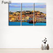 Load image into Gallery viewer, 3 Pcs/Set Framed HD Printed Italy Landscape Wall Art Canvas Pictures For Living Room Bedroom Home Decor Canvas Painting