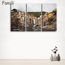 Load image into Gallery viewer, 3 Pcs/Set Framed HD Printed Italy Landscape Wall Art Canvas Pictures For Living Room Bedroom Home Decor Canvas Painting