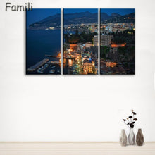 Load image into Gallery viewer, 3 Pcs/Set Framed HD Printed Italy Landscape Wall Art Canvas Pictures For Living Room Bedroom Home Decor Canvas Painting