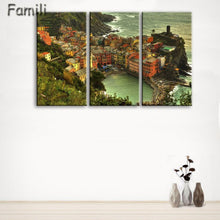 Load image into Gallery viewer, 3 Pcs/Set Framed HD Printed Italy Landscape Wall Art Canvas Pictures For Living Room Bedroom Home Decor Canvas Painting