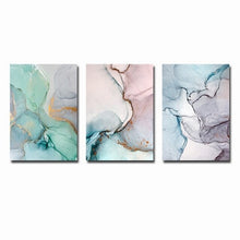 Load image into Gallery viewer, 3 Pcs Modern Wall Art Abstract Agate Marble Canvas Painting Nordic Posters and Prints Home Decoration Pictures for Living Room