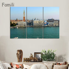 Load image into Gallery viewer, 3 Pcs/Set Landscape Venice City Canvas Paintings Print On Canvas Classic Buildings Scenery Wall Art For Living Room(Unframed)