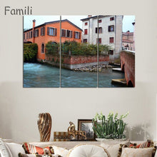 Load image into Gallery viewer, 3 Pcs/Set Landscape Venice City Canvas Paintings Print On Canvas Classic Buildings Scenery Wall Art For Living Room(Unframed)