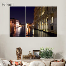 Load image into Gallery viewer, 3 Pcs/Set Landscape Venice City Canvas Paintings Print On Canvas Classic Buildings Scenery Wall Art For Living Room(Unframed)