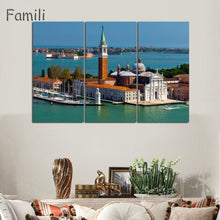 Load image into Gallery viewer, 3 Pcs/Set Landscape Venice City Canvas Paintings Print On Canvas Classic Buildings Scenery Wall Art For Living Room(Unframed)