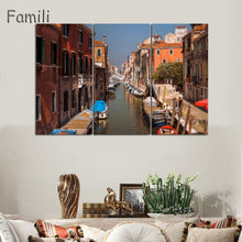 Load image into Gallery viewer, 3 Pcs/Set Landscape Venice City Canvas Paintings Print On Canvas Classic Buildings Scenery Wall Art For Living Room(Unframed)