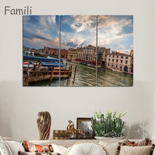 Load image into Gallery viewer, 3 Pcs Landscape Venice City Canvas Paintings Print On Canvas Classic Buildings Scenery Wall Art For Living Room(Unframed)