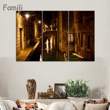 Load image into Gallery viewer, 3 Pcs/Set Landscape Venice City Canvas Paintings Print On Canvas Classic Buildings Scenery Wall Art For Living Room(Unframed)