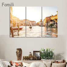 Load image into Gallery viewer, 3 Pcs/Set Landscape Venice City Canvas Paintings Print On Canvas Classic Buildings Scenery Wall Art For Living Room(Unframed)