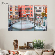 Load image into Gallery viewer, 3 Pcs/Set Landscape Venice City Canvas Paintings Print On Canvas Classic Buildings Scenery Wall Art For Living Room(Unframed)