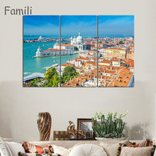 Load image into Gallery viewer, 3 Pcs/Set Landscape Venice City Canvas Paintings Print On Canvas Classic Buildings Scenery Wall Art For Living Room(Unframed)