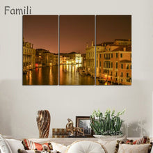 Load image into Gallery viewer, 3 Pcs Landscape Venice City Canvas Paintings Print On Canvas Classic Buildings Scenery Wall Art For Living Room(Unframed)