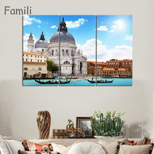 Load image into Gallery viewer, 3 Pcs Landscape Venice City Canvas Paintings Print On Canvas Classic Buildings Scenery Wall Art For Living Room(Unframed)