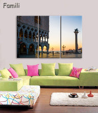 Load image into Gallery viewer, 3 Pcs Landscape Venice City Canvas Paintings Print On Canvas Classic Buildings Scenery Wall Art For Living Room(Unframed)