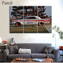 Load image into Gallery viewer, 3 Pcs/Set Modern Landscape Painting Printed On Canvas Classic Retro Car Canvas Painting Bedroom Decor Wall art pictures