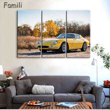 Load image into Gallery viewer, 3 Pcs/Set Modern Landscape Painting Printed On Canvas Classic Retro Car Canvas Painting Bedroom Decor Wall art pictures