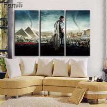 Load image into Gallery viewer, 3 pcs/set Art Egypt Pyramids Camel Print Canvas Oil Painting Unframed Wall Pictures for Living Room Top Wall Decor Animal Poster