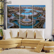 Load image into Gallery viewer, 3 pcs/set Art Egypt Pyramids Camel Print Canvas Oil Painting Unframed Wall Pictures for Living Room Top Wall Decor Animal Poster