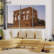 Load image into Gallery viewer, 3 pcs/set Art Egypt Pyramids Camel Print Canvas Oil Painting Unframed Wall Pictures for Living Room Top Wall Decor Animal Poster